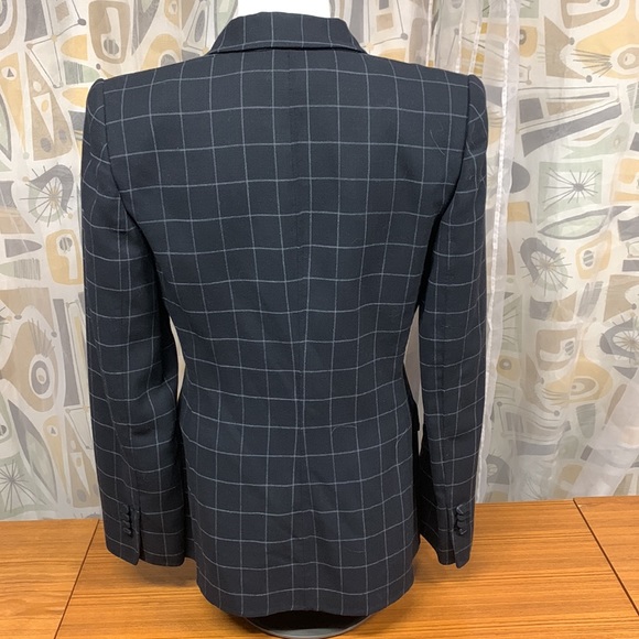 Giorgio Armani Black Checkered Blazer - Picture 6 of 14